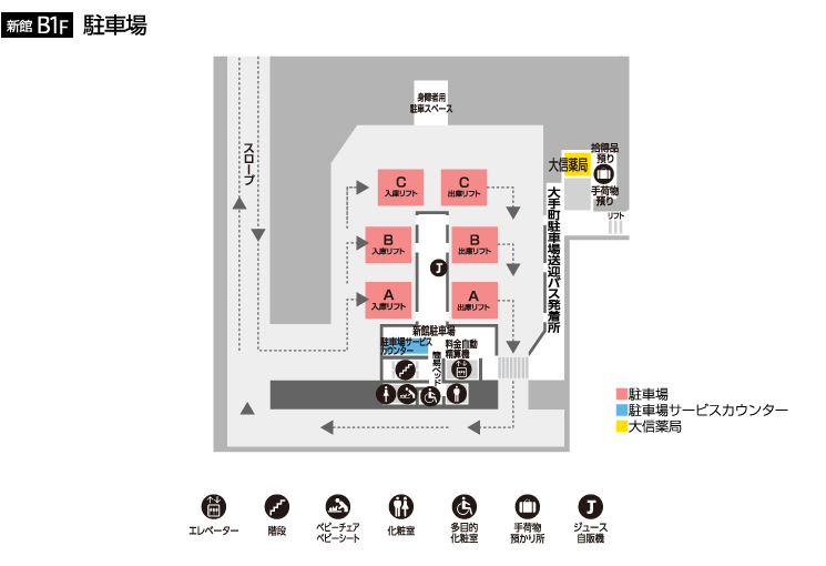 小倉店フロアガイド 新館地下1階