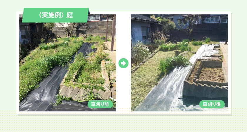 〈実施例〉 庭