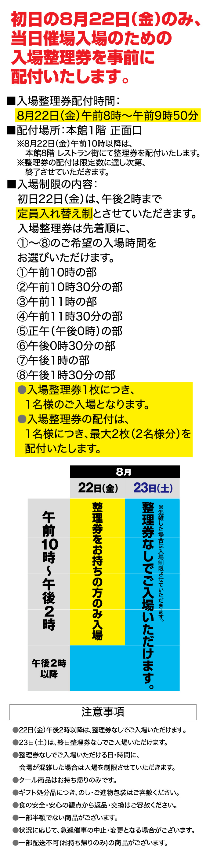 食品ギフト解体セール